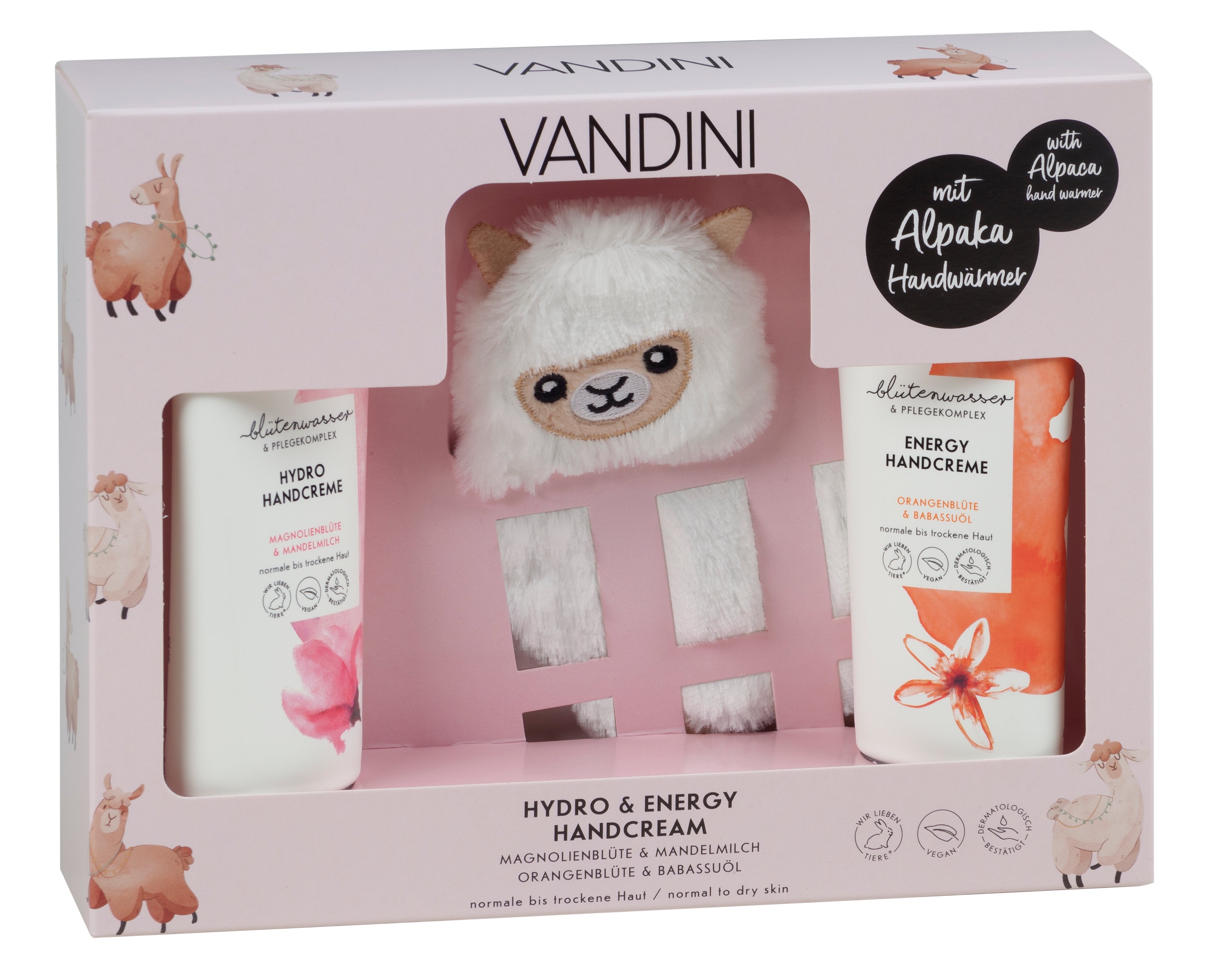Geschenkset Handwärmer Alpaka - MyGlowBox