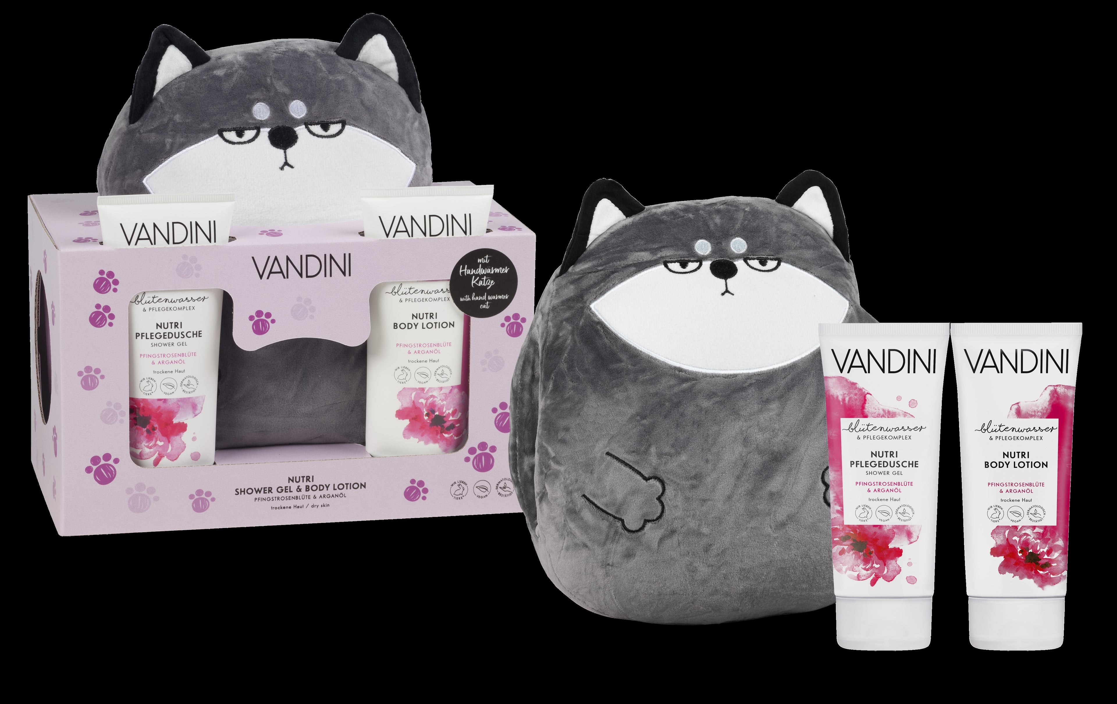 Geschenkset Handwärmer "Katze" NUTRI - MyGlowBox