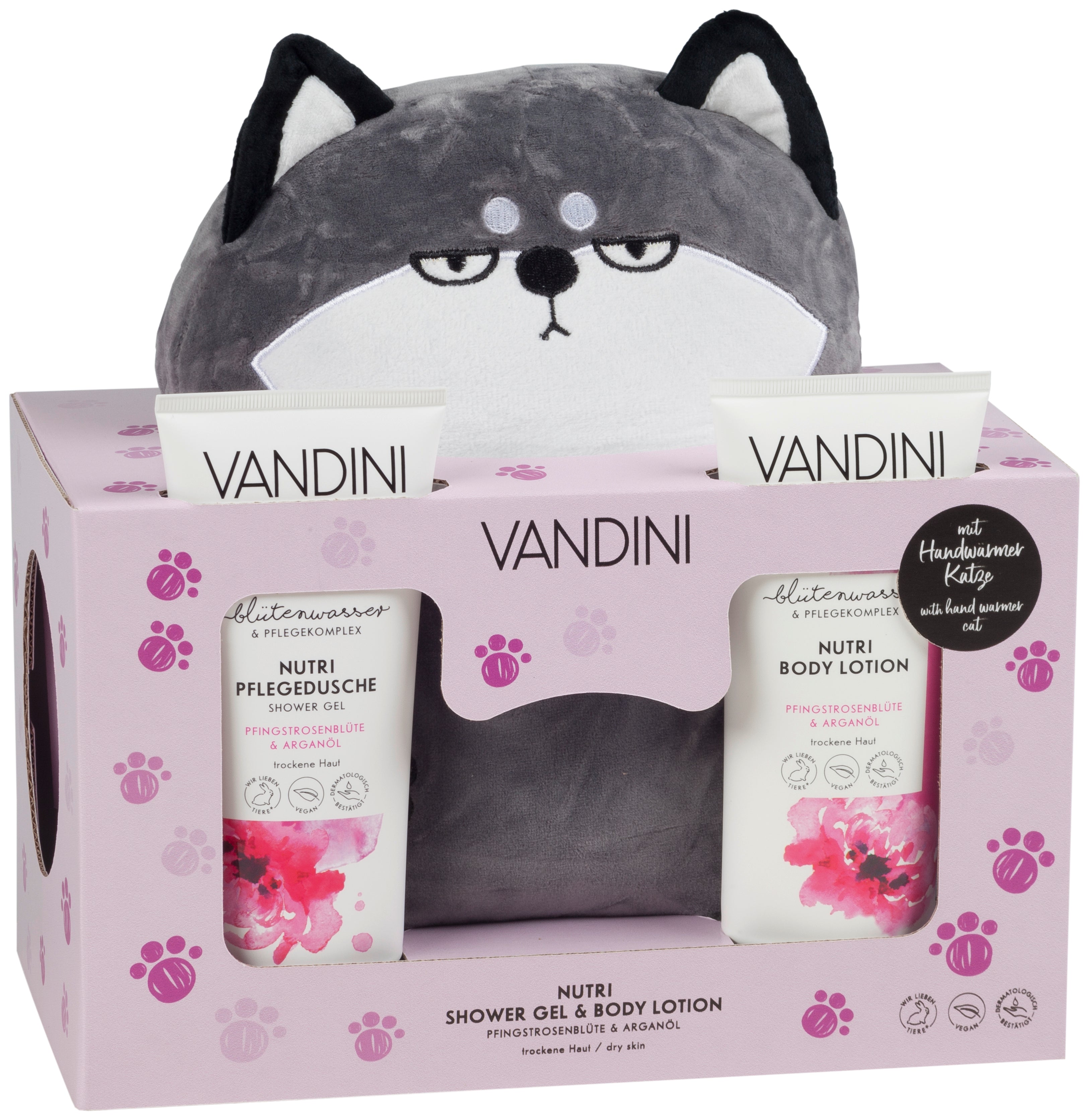 Geschenkset Handwärmer "Katze" NUTRI - MyGlowBox