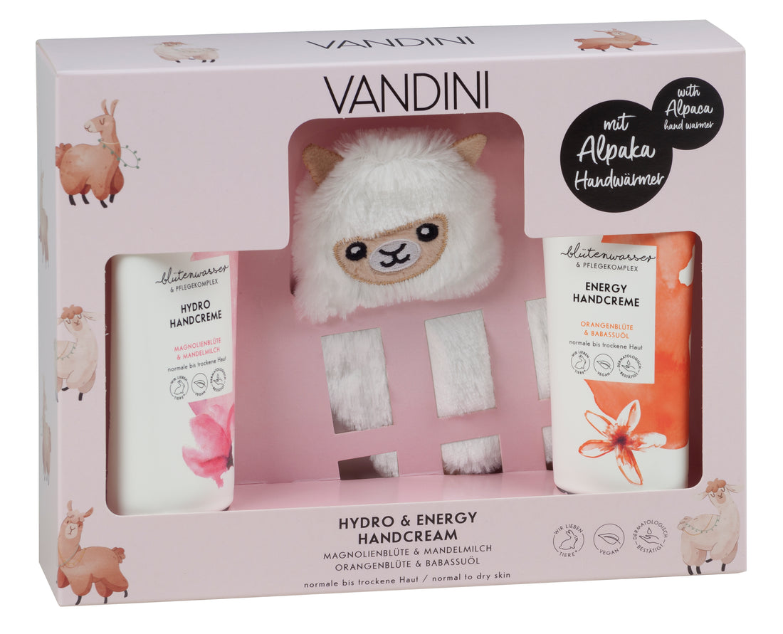 Geschenkset Handwärmer Alpaka - MyGlowBox