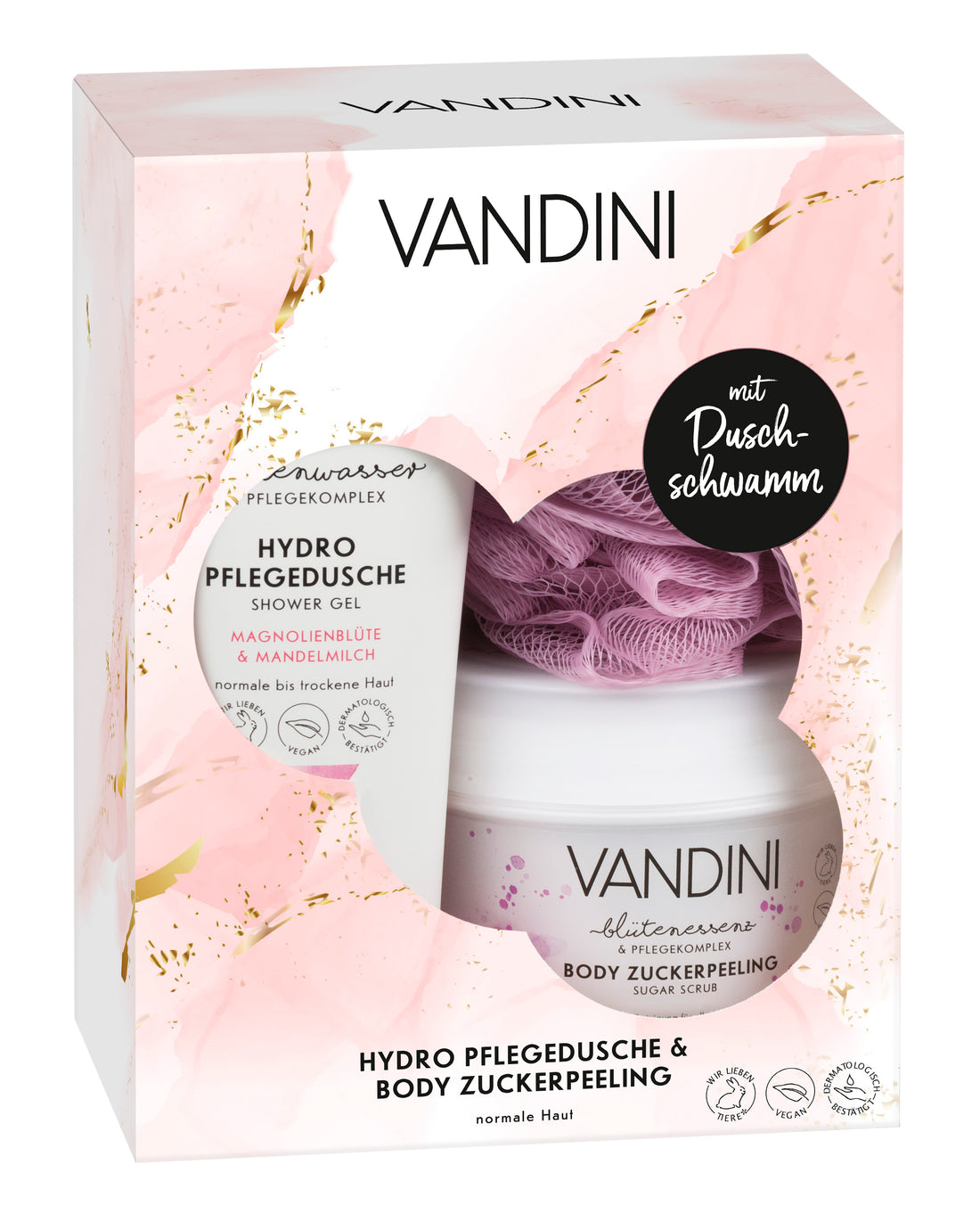 Geschenkset Pflegedusche &amp; Zuckerpeeling - MyGlowBox
